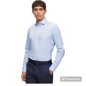 HUGO Boss Men's Jason Slim‎ Fir Dress Shirt size 42 16.5